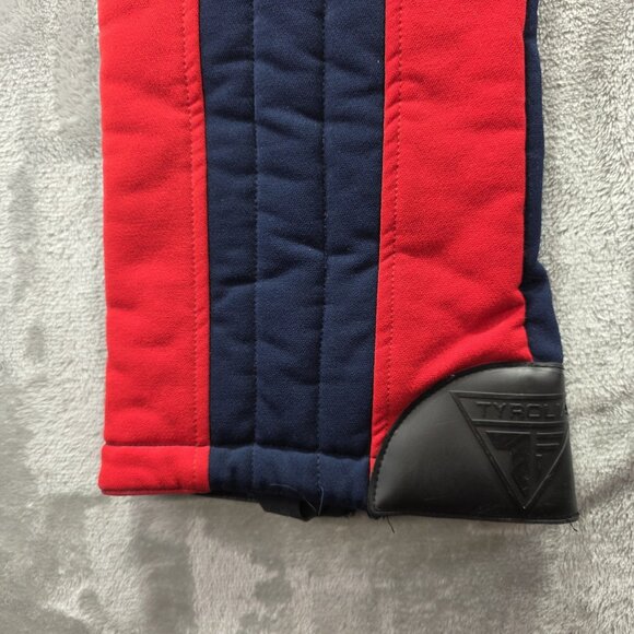 Vintage Tyrolia Ski Pants Size 36L Black & Red Schoeller Textil By Head - Picture 7 of 15